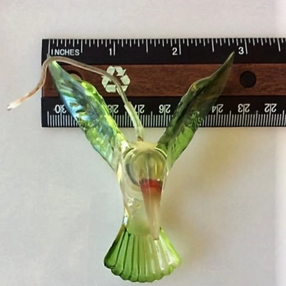 Plastic Hummingbird Craft Charms Set of 6 | 3